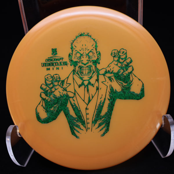discraft - mini big z undertaker - 6" diameter marker or catch disc orange/green