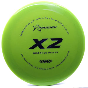 Prodigy - X2 - 400G Plastic - Distance Driver - GolfDisco.com