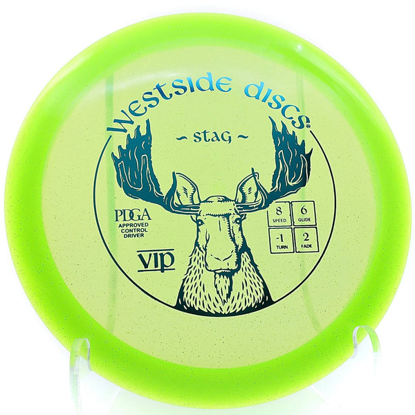 westside discs - stag - vip - fairway driver neon green/blue/173