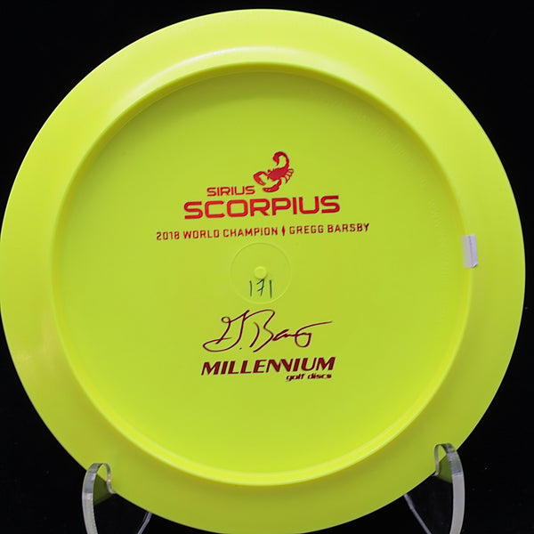 millennium - scorpius - sirius - distance driver yellow/red sheen/171