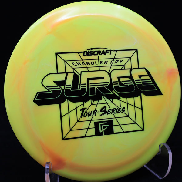 discraft - surge - esp - 2022 tour series - chandler fry 173-174 / yellow orange/black