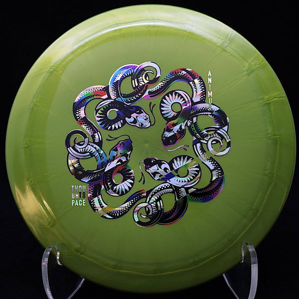 thought space athletics - animus - ethereal - distance driver - snakes on a disc 165-169 / green foliage/rainbow/169