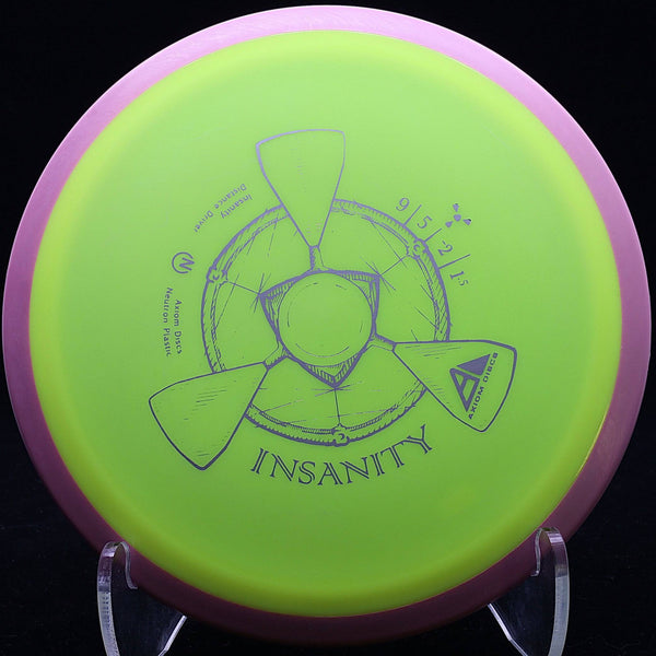 axiom - insanity - neutron plastic - distance driver 170-175 / yellow/pink/172