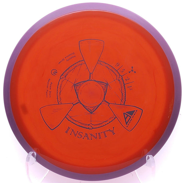 axiom - insanity - neutron plastic - distance driver 165-169 / orange/pink/166