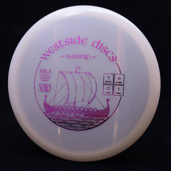 westside discs - warship - vip - midrange white/pink/175