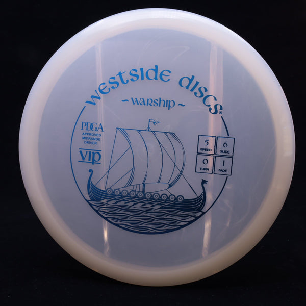 westside discs - warship - vip - midrange white/blue/176