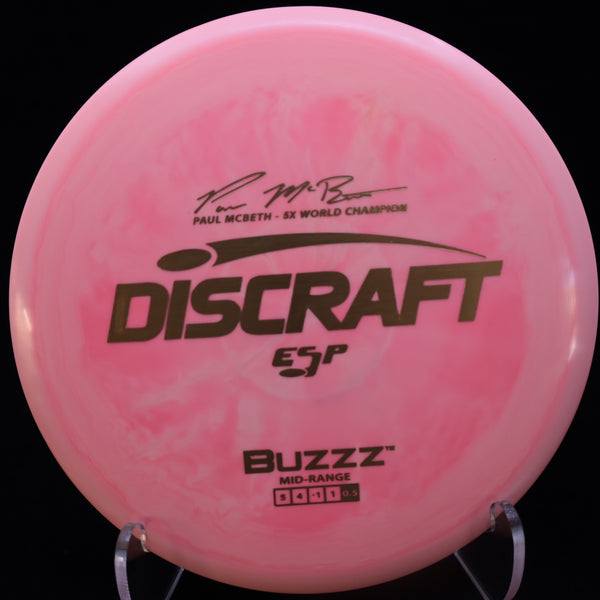 discraft - buzzz - esp - midrange 170-172 / pink white blend/brass brush/170-172