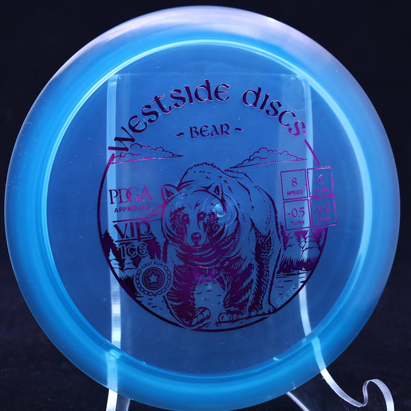 westside discs - bear - vip ice - distance driver teal/purple/173