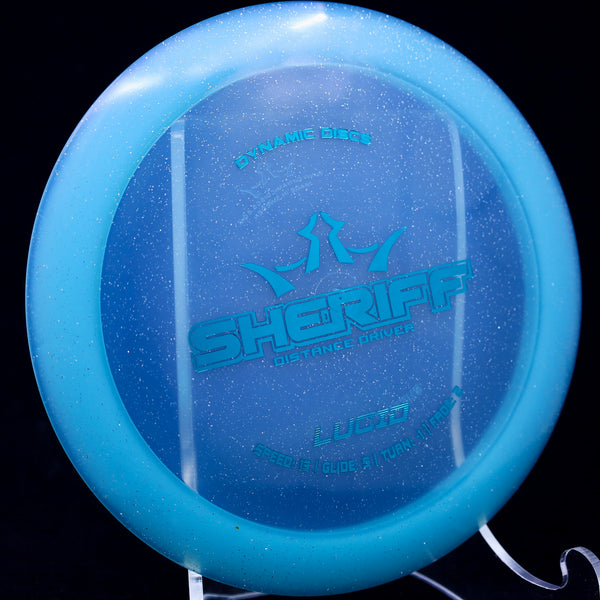 dynamic discs - sheriff - lucid - distance driver blue teal/teal/169