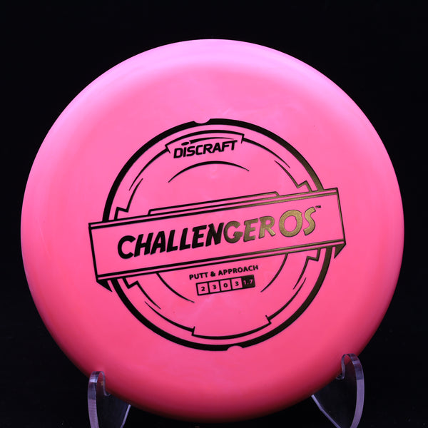 discraft - challenger os - putter line - putt & approach dark pink/black/174