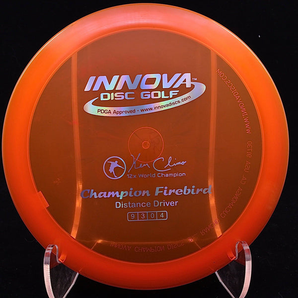 innova - firebird - champion - distance driver orange/silver/175