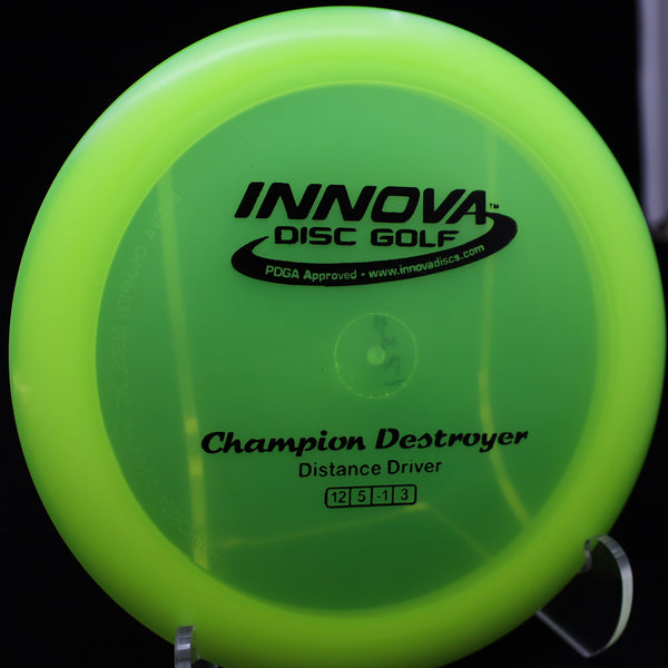innova - destroyer - champion - distance driver yellow/black/175