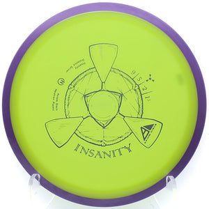 axiom - insanity - neutron plastic - distance driver 165-169 / yellow/purple/167