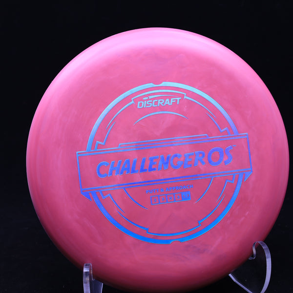 discraft - challenger os - putter line - putt & approach dark pink/blue/172
