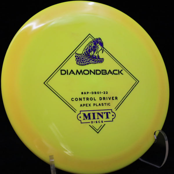 mint discs - diamondback - apex - control driver 165-169 / yellow/purple/169
