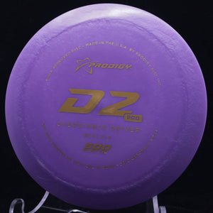 prodigy - d2 pro - 500 plastic - distance driver purple/gold/174