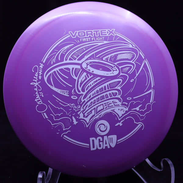 dga - vortex - proline - fairway driver - first flight purple/white/172