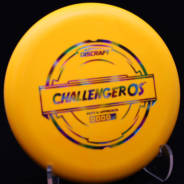 discraft - challenger os - putter line - putt & approach orange/ rainbow/174