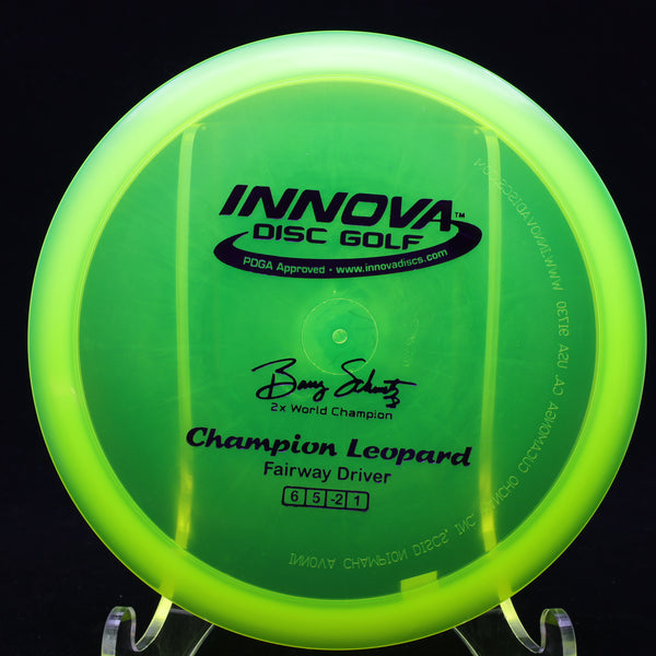 innova - leopard - champion - fairway driver yellow green/purple/175