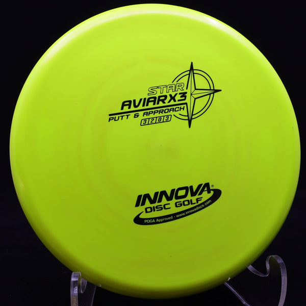 innova - aviarx3 - star - putt & approach yellow/black/175