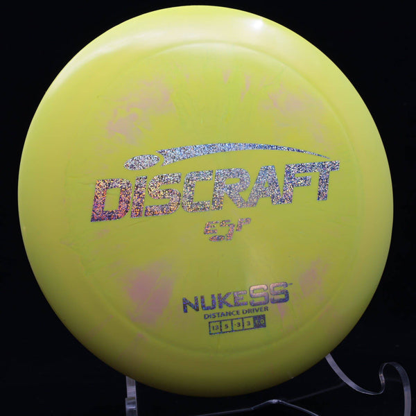 discraft - nuke ss - esp - distance driver 173-174 / yellow/micro glitter/174