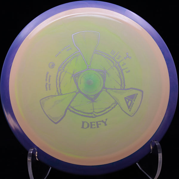 axiom - defy - neutron - distance driver 170-175 / orange green blend/purple/175