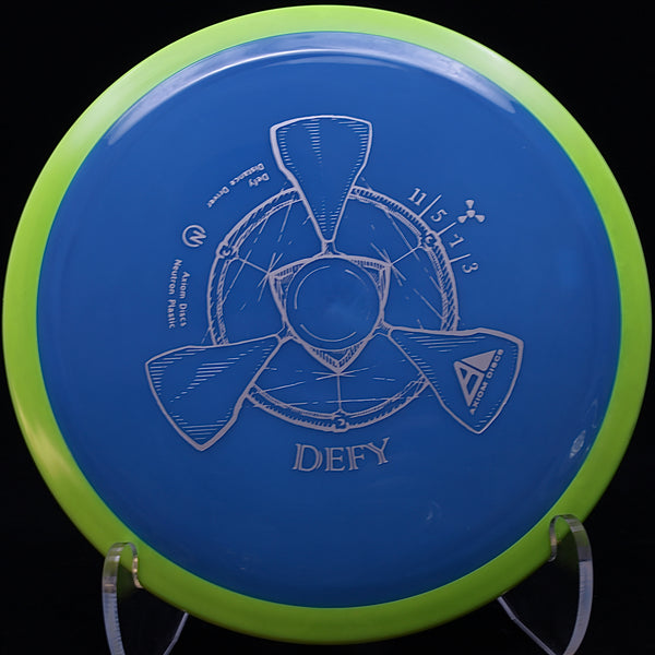 axiom - defy - neutron - distance driver 170-175 / blue/green lime/174