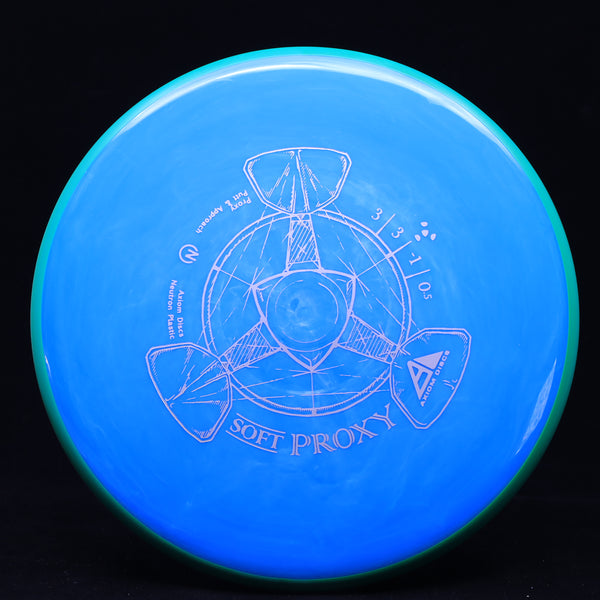 axiom - proxy - soft neutron - putt & approach 165-169 / blue green/168