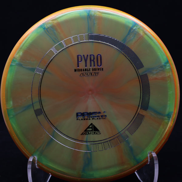 axiom - pyro - prism plasma - midrange 176-179 / green orange blend/orange/178