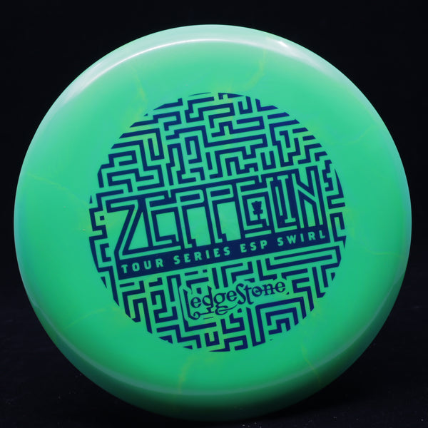 discraft - zeppelin - tour series esp swirl - ledgestone edition 177+ / green emerald