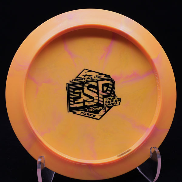 discraft - force - esp tour series swirl - ledgestone edition 172 / orange pink mix