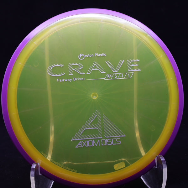 axiom - crave - proton - fairway driver 165-169 / yellow gold/purple/166