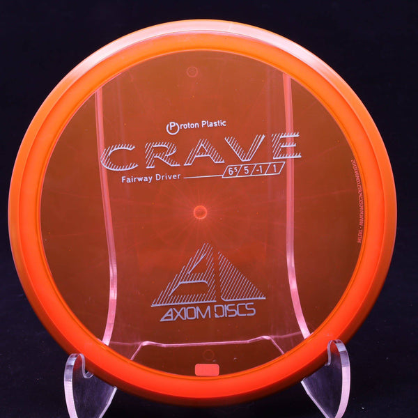 axiom - crave - proton - fairway driver 165-169 / orange/167