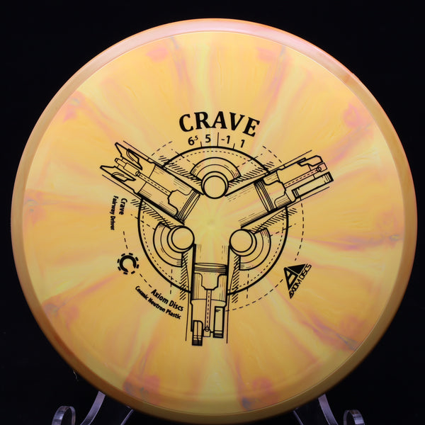 axiom - crave - cosmic neutron - fairway driver 170-175 / orange/orange/171