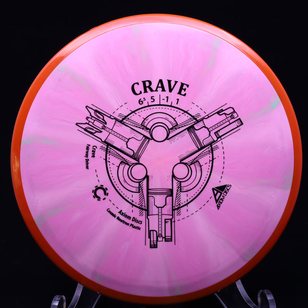 axiom - crave - cosmic neutron - fairway driver 155-159 / pink mix/orange/159