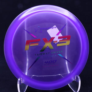 prodigy - fx-3 - 400 plastic - fairway driver purple/rainbow/174