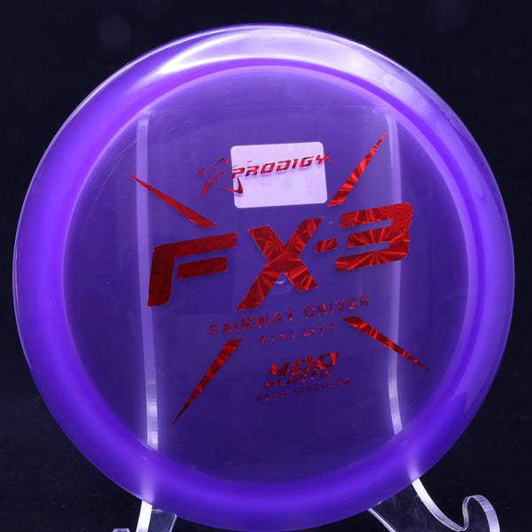 prodigy - fx-3 - 400 plastic - fairway driver purple/red/174