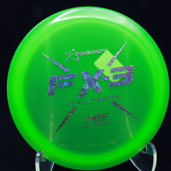 prodigy - fx-3 - 400 plastic - fairway driver green/silver/174