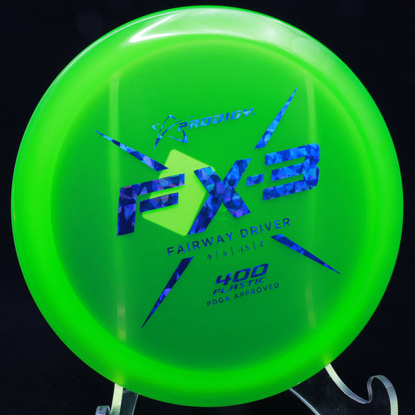 prodigy - fx-3 - 400 plastic - fairway driver green/blue/174