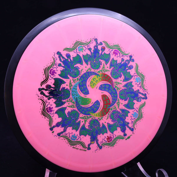 MVP - Tesla - Fission - "CTHULHU" PINK ULTRA control driver cth cthuhlu Cthulhu distance Distance Driver Driver golf disco collector GOLFDISCO ORIGINALS gyro htc hulu MVP MVP Disc Sports mvpdiscsport neutron Scienski Skeet spin tesla ulu