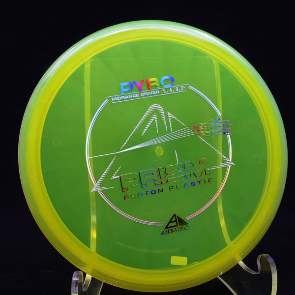 Axiom - Pyro - Proton Plastic - Midrange Driver 170-175 YELLOW GOLDENROD 175 axiom Disc Golf disc golf discs disc golf discs for sale discs mid mid-range midrange midrange driver mvp piro proton pyro