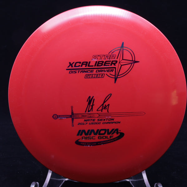 innova - xcaliber - star - distance driver - nate sexton signature red/neon wave/168