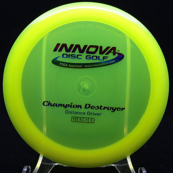 innova - destroyer - champion - distance driver yellow/rainbow/175
