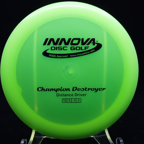 innova - destroyer - champion - distance driver yellow lime/neon wave/171