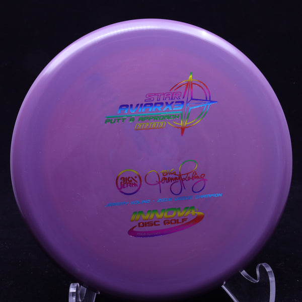 innova - aviarx3 - star - putt & approach - jeremy koling signature purple/rainbow/175