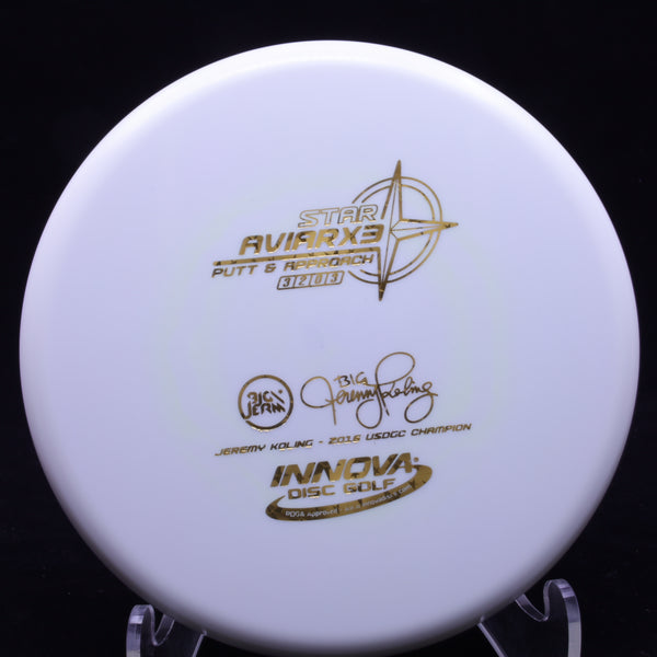 innova - aviarx3 - star - putt & approach - jeremy koling signature white/gold stars/171