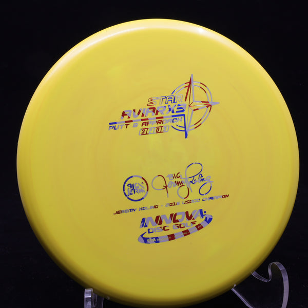 innova - aviarx3 - star - putt & approach - jeremy koling signature yellow orange/175
