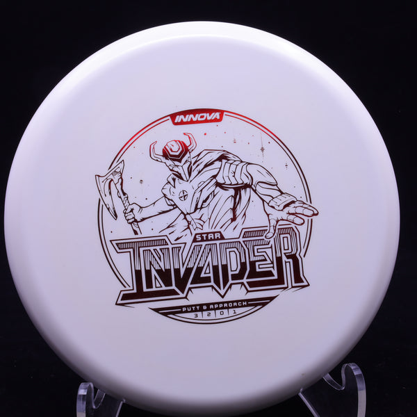 innova - invader - star - putt & approach 175 / white/red sheen/175