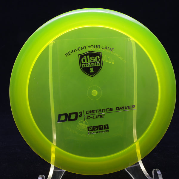 discmania - dd3 - c-line - distance driver yellow/brass/173