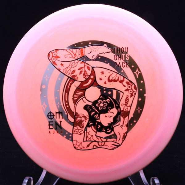 thought space athletics - omen - aura - distance driver 170-175 / pink/silver red/173